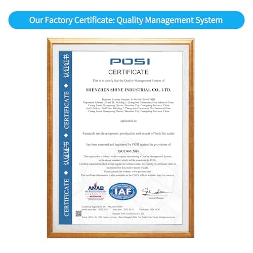 Vitafit Smart Bathroom Scale for Body Weight, Weight Scale Professional Factory Since 2001, App Sync 13 Body Composition Analyzer BMI, Body Fat and Muscle, 400lb, LED, Black 8