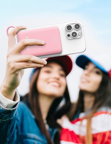 miisso 10000mAh Compatible with iPhone 15/16/17 and Android, Slim Portable Charger with Built in Cable, Power Bank Travel Charger External Battery Pack for Phone, 3 Output USB Type C Cord, Pink 8