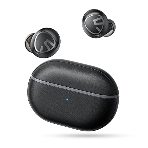 SoundPEATS Free2 Classic Wireless in Ear Earbuds, 30Hrs Playtime Headphones, Bluetooth V5.1 Earphones, Built in Mic for Clear Calls, Touch Control, Single/Twin Mode, Stereo Sound