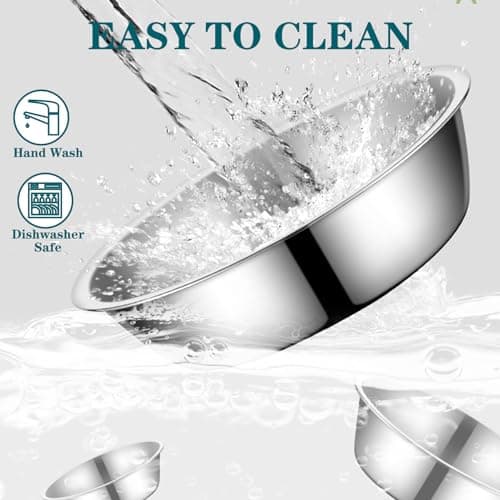 4Packs Cat-Bowls Cat Food Bowl - 6.1 Inch Stainless Steel Cats Feed Bowl for Indoor Cats Shallow and Wide Wet Food Plate Pet Feeding Whisker Fatigue Relief Pet Plate for Kitten Puppy (Type-B) 6