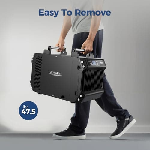 ALORAIR Crawlspace Dehumidifiers, 145 Pint Commercial Dehumidifier for Basements with Drain Hose, 1,800 Sq.Ft Auto Defrost Compact Portable Industry Crawl Spaces Dehumidifier 9