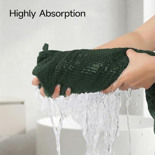 REDKISS Pack of 1 Jumbo Bath Sheet, 40 x 80 Inches Microfiber Oversized Bath Towel for Bathroom, Extra Large & Lightweight, Quick-Dry, Super Soft & Highly Absorbent, Perfect to Wrap Yourself In, Olive 6