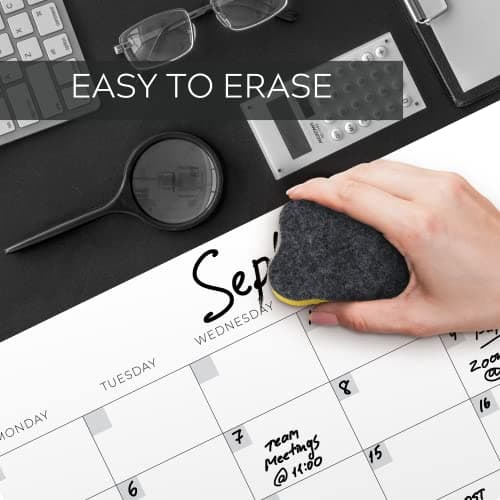 3 Month Dry Erase Wall Calendar for Easy Planning – Erasable 30" x 45" Calendar for White Boards - A Great Planner and Visual Organizer For Your Home or Office Wall 4