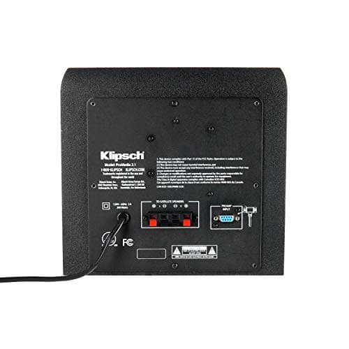 Klipsch ProMedia 2.1 THX Certified Computer Speaker System (Black) 7