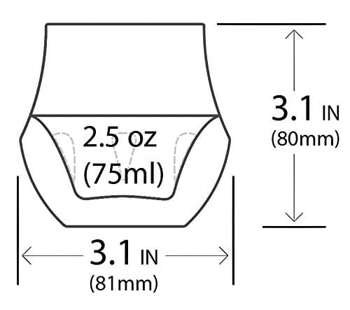 KRUVE Propel Espresso Cups, Handmade Double-Walled Glass Coffee Mugs, Clear 2.5 oz, Scientific Design for Better Tasting Coffee (Set of Two) - Unique Glass Coffee Cups with Headspace & Internal Fins 9