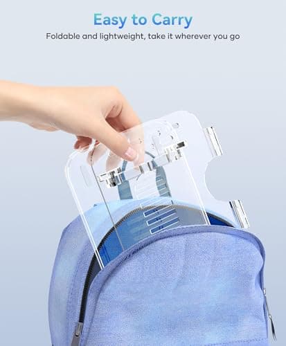 Lpoake Adjustable Foldable Laptop Stand, Portable Ergonomic Computer Stand for Laptop, Compatible with 10 to 15.6 Inches Notebook Computers 7