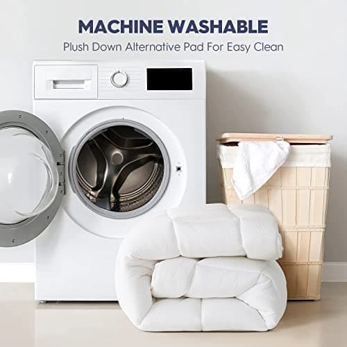 ELEMUSE 3 Inch Cooling Memory Foam Mattress Topper Twin, 2 Inch Pressure-Relieving Memory Foam and 1 Inch Thick Soft Viscose Made from Bamboo Pillow Top for Hot Sleepers, Removable & Washable Cover 9