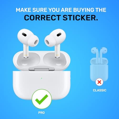 EMF Shield Sticker for AirPods – Lab-Tested Electromagnetic Wave Reduction, Made in USA, Patented for 5G & Wireless Devices, Works with All Short Stem AirPods 2nd/ 3rd/ 4th Gen – WaveBlock (1-Pack) 6