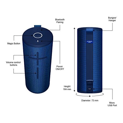 Ultimate Ears Boom 3 Wireless Bluetooth Speaker, Bold Sound + Deep Bass, Bluetooth, Magic Button, Waterproof, 15 Hours Battery, Range of 150 ft, Lagoon Blue 10