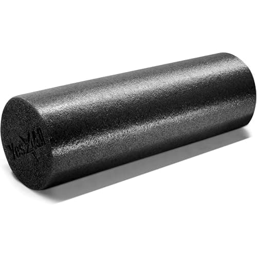 Yes4All Medium Firm Round PE Foam Roller 12, 18, 24, 36 Inches for Pilates, Yoga, Stretching, Balance & Core Exercises