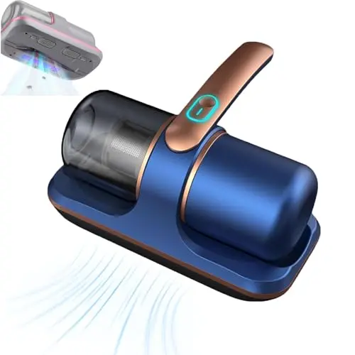 Generic Isterilize Handheld Vacuum, Sleepvac UV Handheld Vacuum by Isterilize, 2024 New Bed Vacuum Cleaner, Mattress Cleaner Machine Deep Cleaner (Blue Gold)