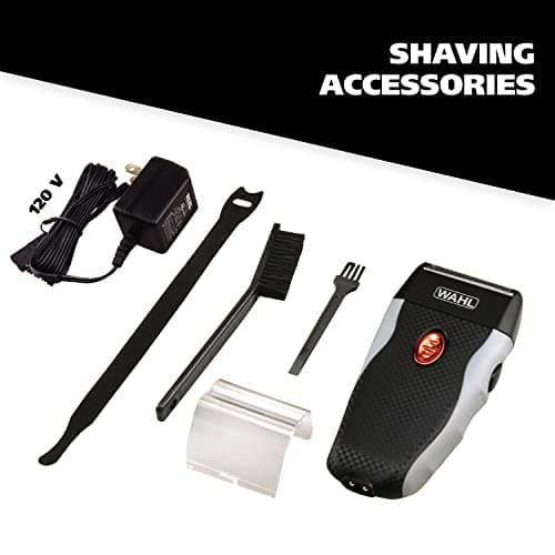 Wahl Bump-Free Rechargeable Foil Shaver with Hypoallergenic Titanium Cutters for Close, Smooth Shaving - Model 7339-300 7