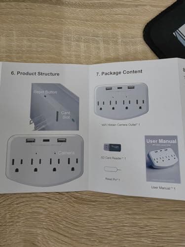 Kestanlora 1080 Full HD Wireless Mini Cameras,Small Nanny Cam,Wall Outlet WiFi Camera Indoor Camera for Home Security【Upgraded】 5