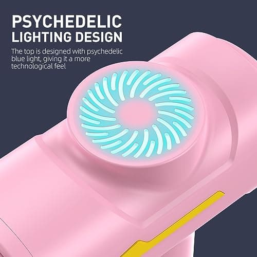 SORUDEL Massage Gun,Massage Gun Deep Tissue for Pain Relief with 7 Massage Heads & 6 Speeds and Carrying Case (Pink) 5