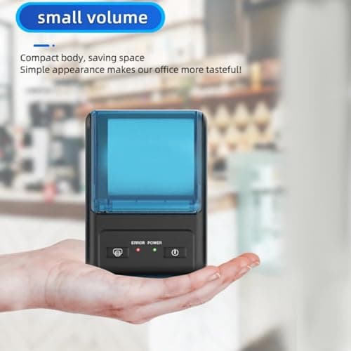 NOT for iphone/ipod/tablet/ipad/MAC,Bluetooth Receipt Printer, 58mm Mini Wireless POS Thermal Printer for Restaurant sales retail,portable pocket bill ticket receipt printer,only fit android/Windows 9