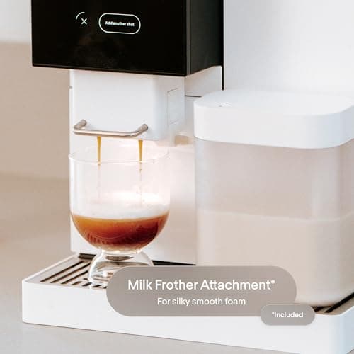 Terra Kaffe Super Automatic Espresso Machine - App-Enabled Coffee Machine - Auto Wake & Sleep - All Milk Types - Roaster-Approved Espresso Settings - Cappuccino Machines for Home - White TK-02 7