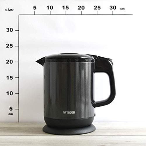 Tiger Steamless electric kettle"boiled child" (0.8L) PCH-G080-KP pearl black Japan used like new 10