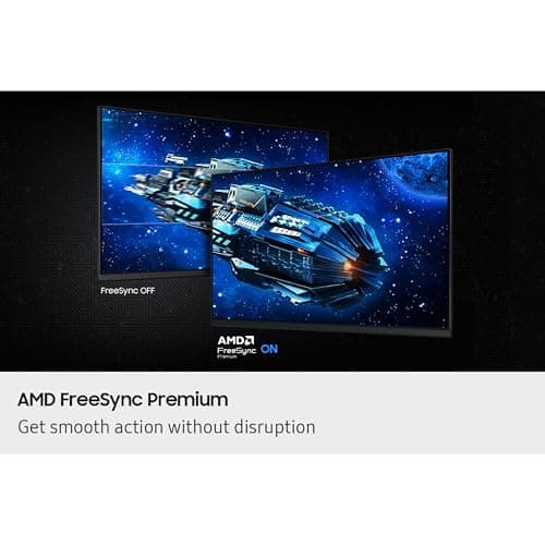 SAMSUNG 27” Odyssey G5 G53F QHD Resolution Gaming Monitor, HDR10, 200Hz Refresh Rate, IPS Panel, AMD FreeSync™ Premium, Black Equalizer, Auto Source Switch, LS27FG532ENXZA 7