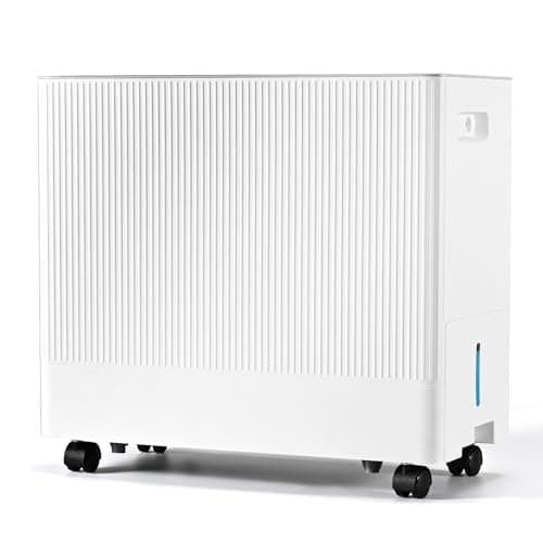 35 Pints Dehumidifier for Basement with Drain Hose,3000 Sq.Ft Dehumidifiers for Home,With 24-Hour Timer Function,Automatic Defrost,Multiple Dehumidification Modes,Suitable for Large Rooms