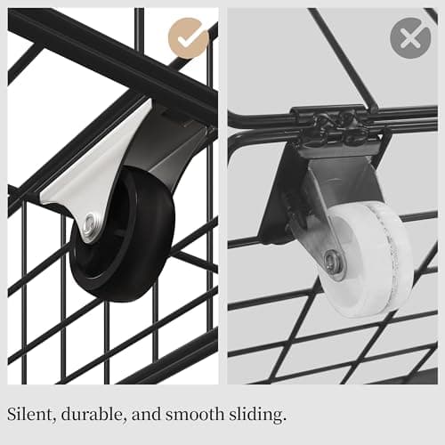 Yaheetech Queen Size Bed Frame Platform with 2 USB Charging Station/Port for Type A&Type C/3 Storage Drawers, Leather Upholstered with Headboard/Solid Wood Slat Support/No Box Spring Needed/Black 8