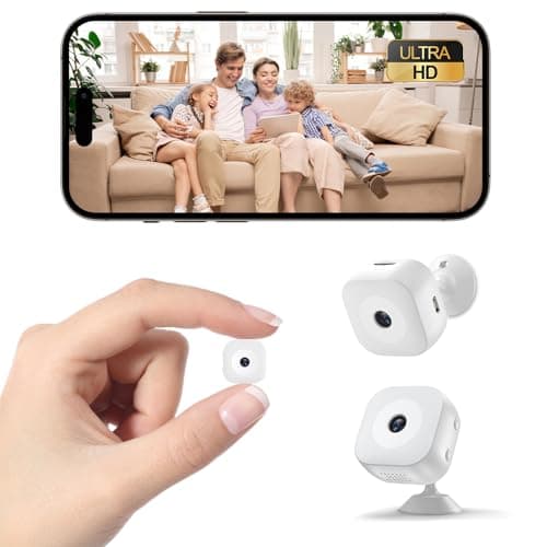Zongbi Mini Camera,HD WiFi Security Wireless Camera,Real Time Monitoring with App SD Card Storage Portable Camera for Surveillance