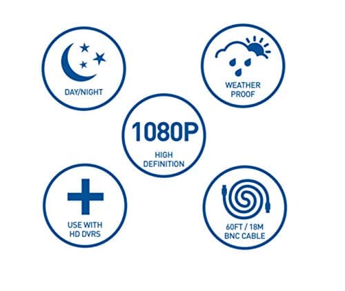 Swann Add-On DVR Bullet Security Camera System with Sensor Spotlight, 1080p Full HD Video, Indoor or Outdoor Design, Dusk to Dawn Color Night Vision Plus True Detect™ Heat and Motion Detection 8