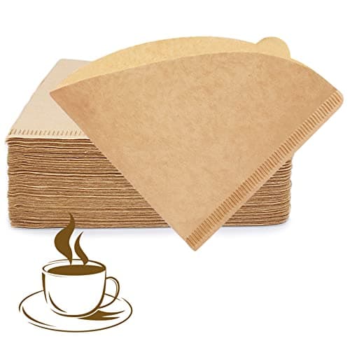 YQL Coffee Filter Paper,Size02 200 Count Natural Unbleached Disposable Coffee Filters Paper Fit for Drip Coffee Dripper