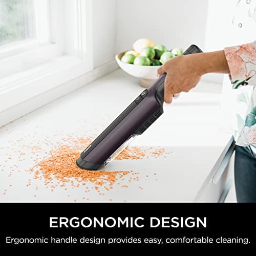 Shark WV410PR WANDVAC Cordless Hand Vacuum, Ultra-Lightweight & Portable with Powerful Suction & Tools for Pets, Designed for Car & Home, Violet 8