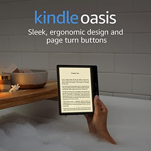 Kindle Oasis – With 7” display and page turn buttons 7