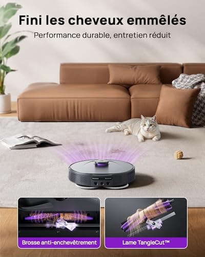 3i P10 Ultra Robot Vacuum and Mop Combo, Extendable Mop for Edges & Corners, 18000 Pa Suction Deep Cleaning, Auto Hot Mop Washing & Drying, Self-Emptying, Self-Refilling, AI Obstacle Avoidance 5