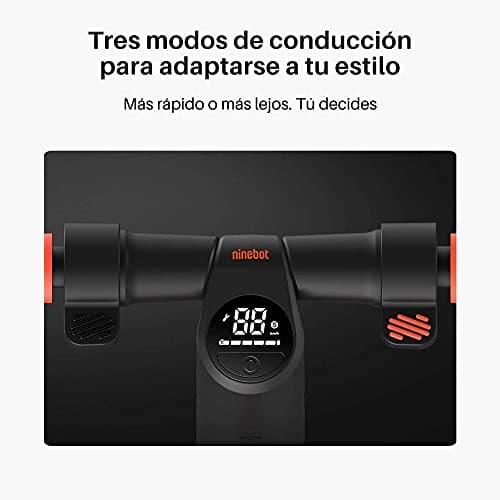 Segway Ninebot ES1L Electric Kick Scooter - 250W Motor, 12.4 Mile Range & 12.4 MPH, 8" Inner-Support Tires, Dual Brakes & Front Suspension, 220lbs W. Capacity - Commuter E-Scooter for Adults 16