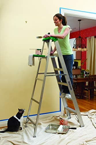 Louisville Ladder 4-foot Aluminium Step Ladder with tool tray, 225-Pound Load Capacity, Type II, AS4004 9