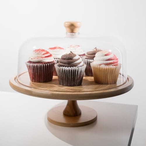 ANGORA BRANDS Cake Stands with Dome - Stylish Cake Stand with Dome - Stand With Lid- Cake Holder with Dome - Decorative Dome for Cake Stand by Antere 9