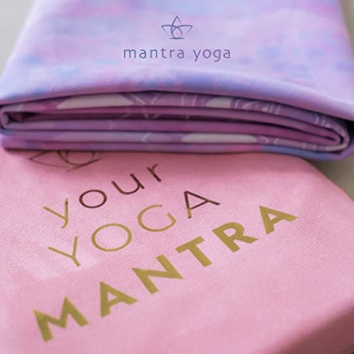 Mantra Yoga Travel PRO 1.5mm with Knee Pad & Bag - Foldable Fitness & Exercise Mat with Bag | Lightweight, Compact & Eco-Friendly | Non-Slip & Washable | For All Types of Yoga | 72" L x 24" W | 2.6 lbs 8