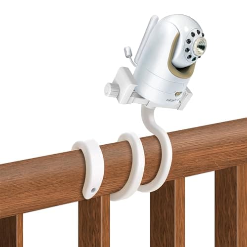 Universal Baby Camera Holder&Secure Baby Monitor Shelf Compatible with Infant Optics DXR 8/DXR-8 Pro & Most Brands,afely Attach to Crib or Furniture