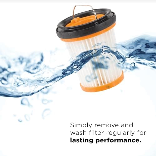 Shark WANDVAC Cordless Hand Vac, Lightweight, Versatile and Portable at 1.4 lbs., Powerful Suction for Pet Hair, Charging Dock, One-Touch Empty for Car & Home, Duster Crevice Tool, Black, WV201BK 10