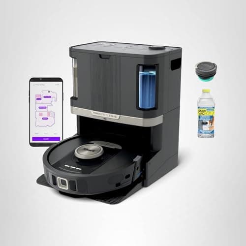 Shark Robot Vacuum & Mop Combo, PowerDetect NeverTouch Pro, Self-Emptying, Self-Refill with Self-Clean Pad Wash & Dry, 60-Day Debris Capacity, 30-Day Refill Tank, 5 PowerDetect Technologies, RV2820ZE 15