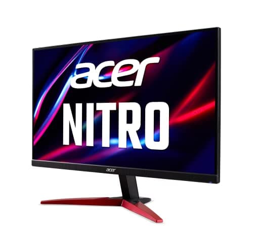 acer Nitro 24.5 Inch FHD 1920 x 1080P ZeroFrame Design PC Gaming Monitor | AMD FreeSync Premium | Up to 250Hz Refresh | 1ms (VRB) | 1 x Display Port 1.2 and 2 x HDMI 2.0 Ports | KG251Q Zbiip 6