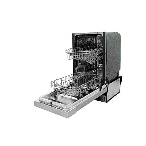 SPT SD-9254W 18″ Wide Built-In Dishwasher w/Heated Drying, ENERGY STAR, 6 Wash Programs, 8 Place Settings and Stainless Steel Tub – White 7