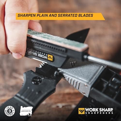 Work Sharp Precision Adjust Elite Knife Sharpener - Adjustable Knife Sharpening System - For Hunting, Serrated & Kitchen Knives 7