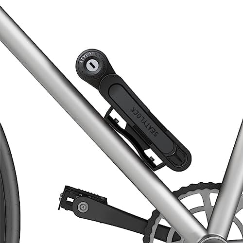 Seatylock FoldyLock Compact Folding Bike Lock - Award Winning Patented Lightweight High Security Bicycle Lock - Heavy Duty Anti Theft Smart Secure Guard with Keys & Case for Bikes or Scooters 8