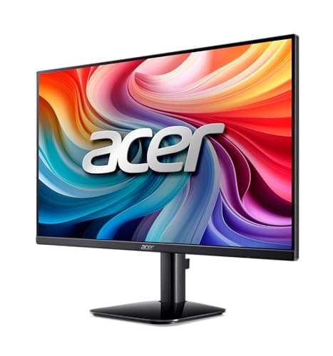 acer 27 Inch Monitor- KB272-27 Inch FHD IPS (1920 x 1080) Display, Up to 120Hz Refresh Rate, 99% sRGB, Tilt, Adaptive-Sync Support (FreeSync Compatible) 1ms (VRB), sRGB 99% Color, HDMI & VGA Ports 10