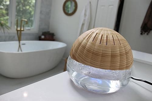 EcoGecko Sea Breeze Water Air Revitalizer, Air Washer, Air Freshener, Room Aromatizer, Aroma and Essential Oil Diffuser with 30ML Sea Breeze Oil for Home, Office, Air Purifier with Night Light 5