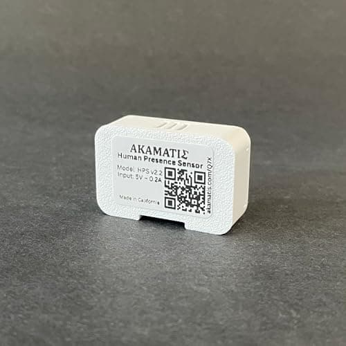 AKAMATIS Human Presence Sensor v2.2 for Home Assistant, mmWave Radar Smart Motion Sensor, Adjustable Sensitivity, WiFi (Seeed C3, External Antenna + LD2410B) (White, 1 Pack (Sensor Only)) 6