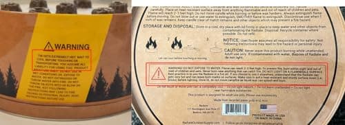 Radiate XL Portable Campfire As Seen On Shark Tank - Made in USA - Up to 2 Hours of Burn Time - Reusable Travel Fire Pit for Camping, Beach, Patio - Portable Fire Pit (Eucalyptus Scent) 7