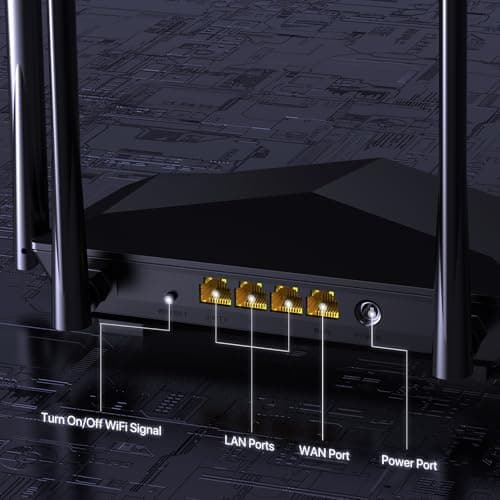 Tenda AC1200 Smart WiFi Router, High Speed Dual Band Wireless Internet Router with Smart APP, 4 x 100 Mbps Fast Ethernet Ports, Supports Guest WiFi, Access Point Mode, IPv6 and Parental Controls(AC6) 6