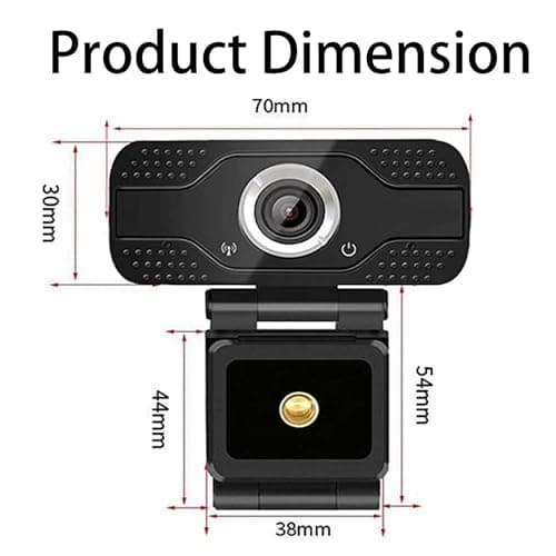 Jinpei 2K QHD Webcam with Privacy Cover, Microphone, Web Computer Camera, Plug and Play,for Zoom/Skype/Teams, Conferencing and Video Calling JW-05B(2K) 6