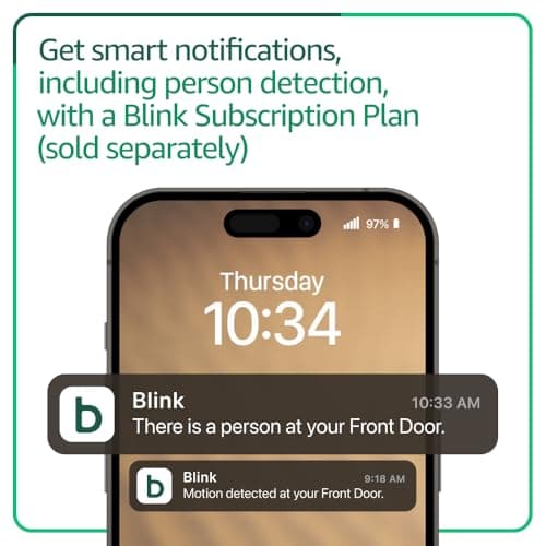 Blink Video Doorbell (newest model) – Head-to-toe HD view, two-year battery life, and simple setup. Sync Module Core included – System (White) 5