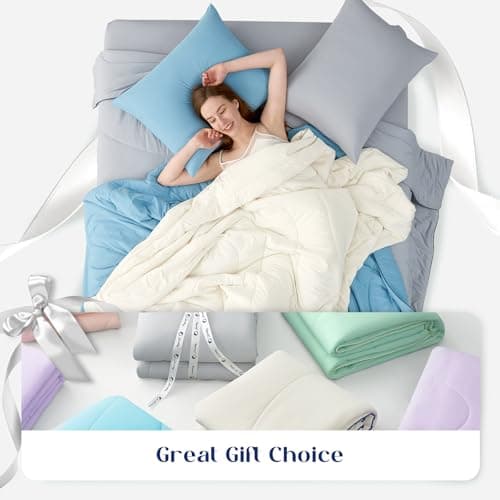 Dream Valley® Outlast® Deepsleep Cooling Comforter, King Size, NASA-Grade Space Technology Cooling Blanket for Hot Sleepers Night Sweats, Q-Max > 0.45 Aerocool™ Breathable, Cool Grey, 106"x90" 9