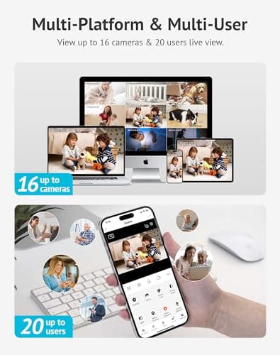 LaView 4MP 2K Cameras for Home Security Indoor, 5G& 2.4GHz Home Security Camera for Baby/Elder/Pet/Nanny,US Cloud Service,Compatible with Alexa iOS & Android 5